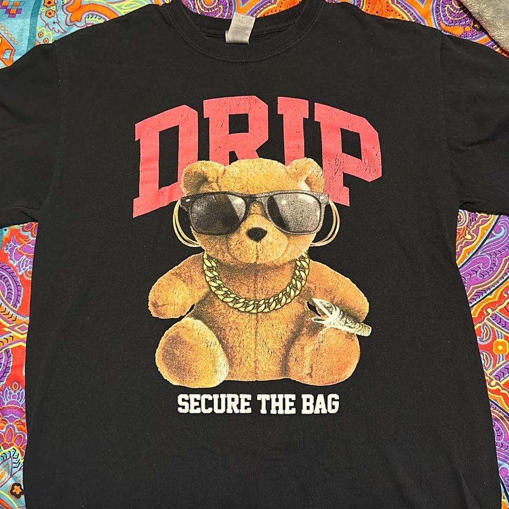 Black Graphic Tee (DRIP)
